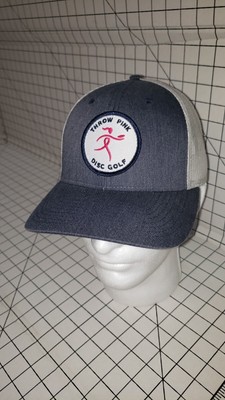 Mens Womens Throw Pink Disc Golf Snapback Hat Cap Richardson Mesh Blue Gray New