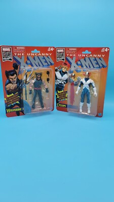 Marvel Legends Wolverine and Cyclops Uncanny X-Men retro 80 years lot figures