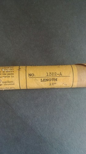 Vintage Taylor Etched-Stem Thermometer NO.1322-A