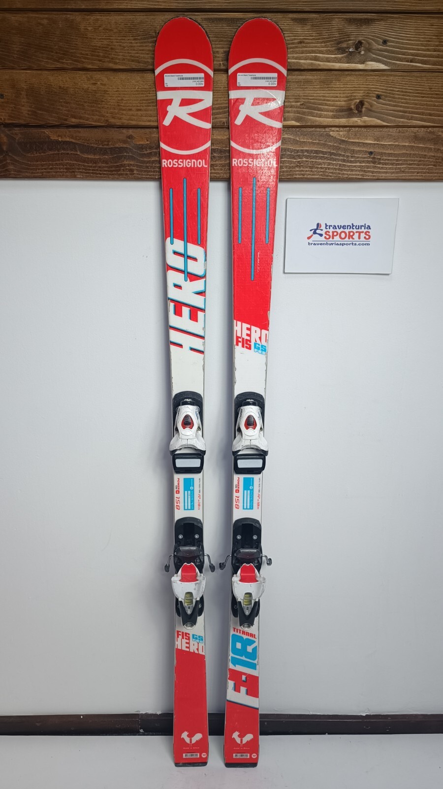 ロシニョール HERO FIS GS PRO 158cm Rossignol Hero FIS GS Pro 158 cm Ski + Look 7 Bindings
