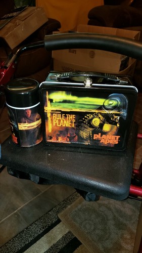 Vintage 2001 PLANET OF THE APES LUNCHBOX WITH THERMO, 