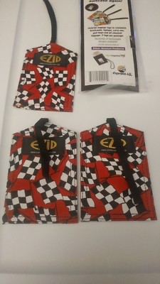 RACE TRACK FLAGS Luggage Tags (set of 3)