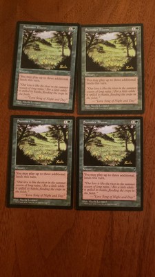Summer Bloom X4 Magic The Gathering Mtg Visions Uncommon Playset Vintage 1997のebay公認海外通販 セカイモン