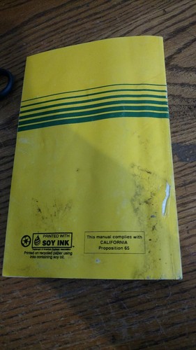 JOHN DEERE 325 345 LAWN AND GARDEN TRACTORS OPERATORS MANUAL Original