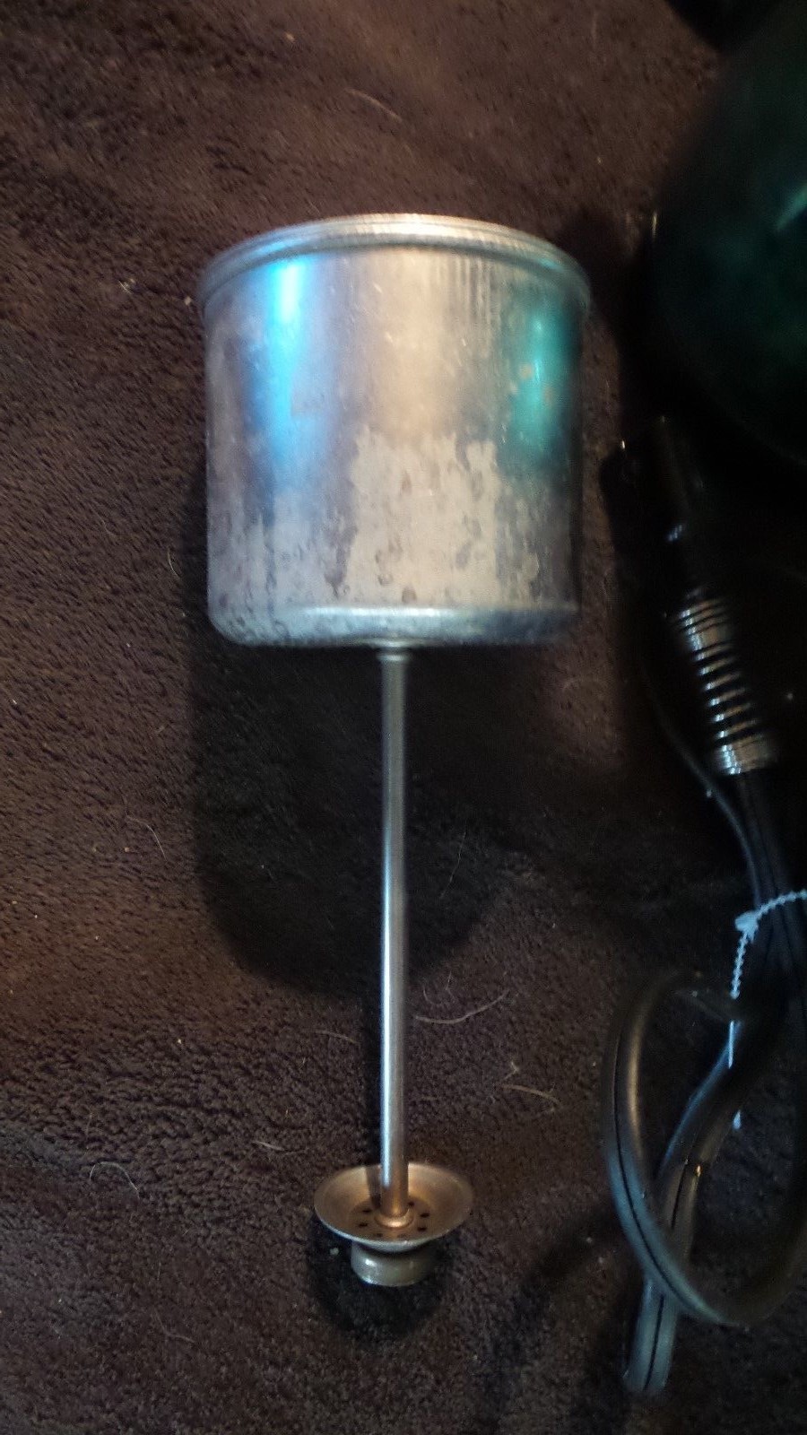 Vintage RARE General Electric 12 Cup Automatic Coffee Perco Pot Iridescent Blue