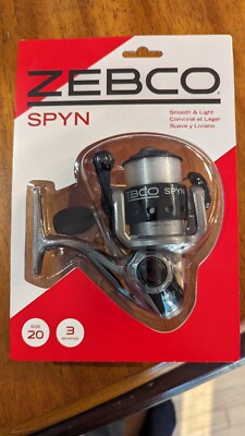 Zebco Spyn Size 20 Fishing Spinning Reel Pre-Spooled With 8 LB Line 