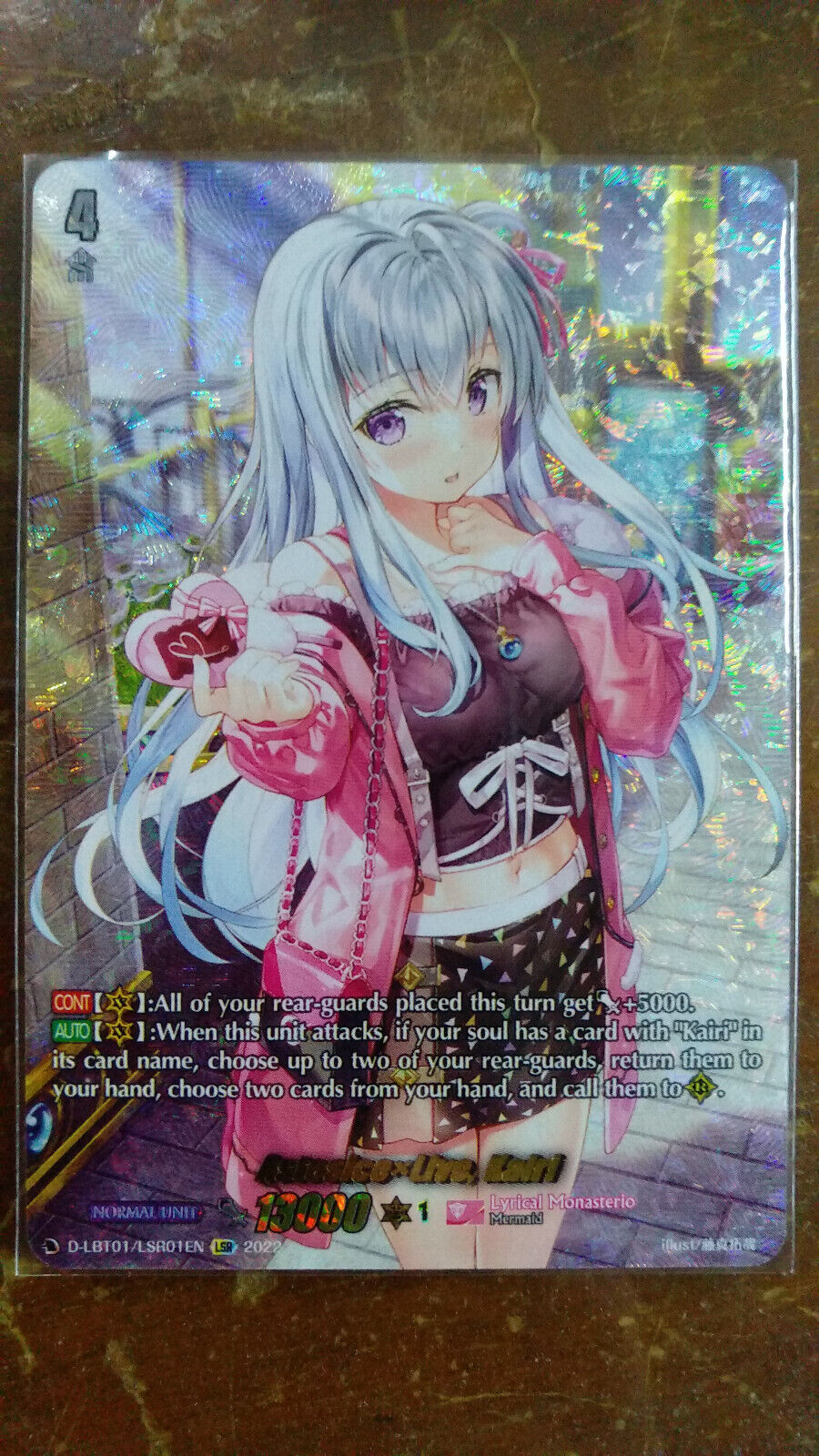 Cardfight Vanguard CFV D-LBT02 1x AstesicexLive, Kairi LSR Cardfight Vanguard CFV D-LBT02 1x AstesicexLive, Kairi LSR
