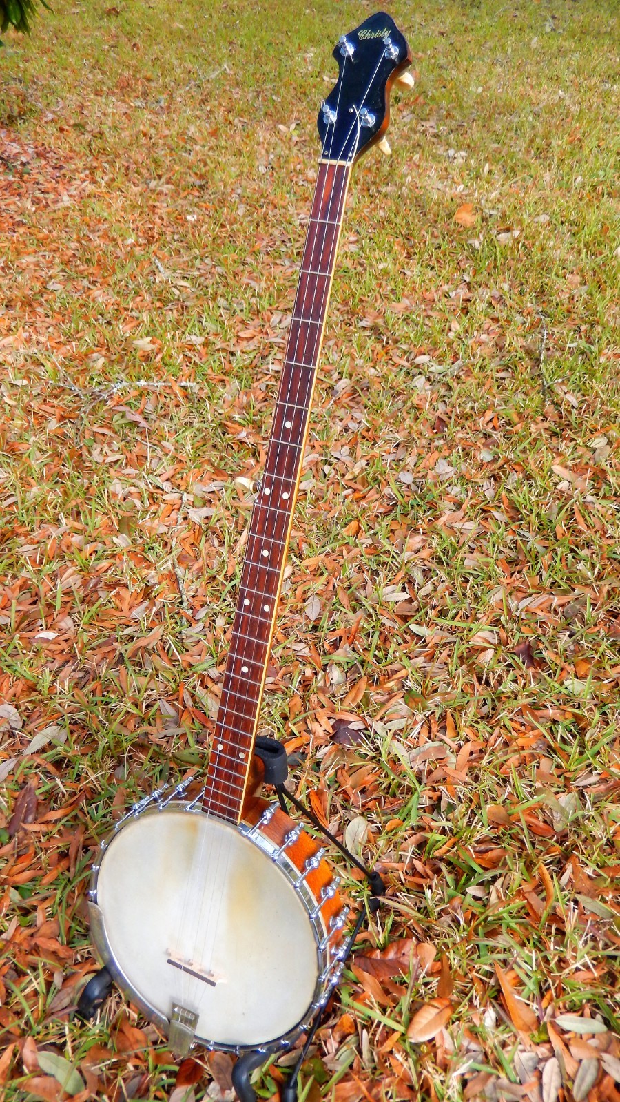 Vintage Christy Longneck 5-string Banjo with Case - VEGA Strings - Folk Style