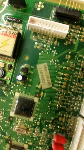 6871EC1069A  GE Profile Dryer interface control panel board  electric dryer