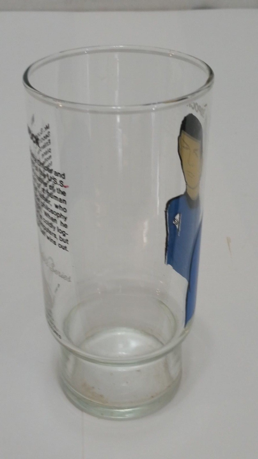 Star Trek Mr. Spock Glass Dr. Pepper 1976 Paramount Pictures Collector's Series