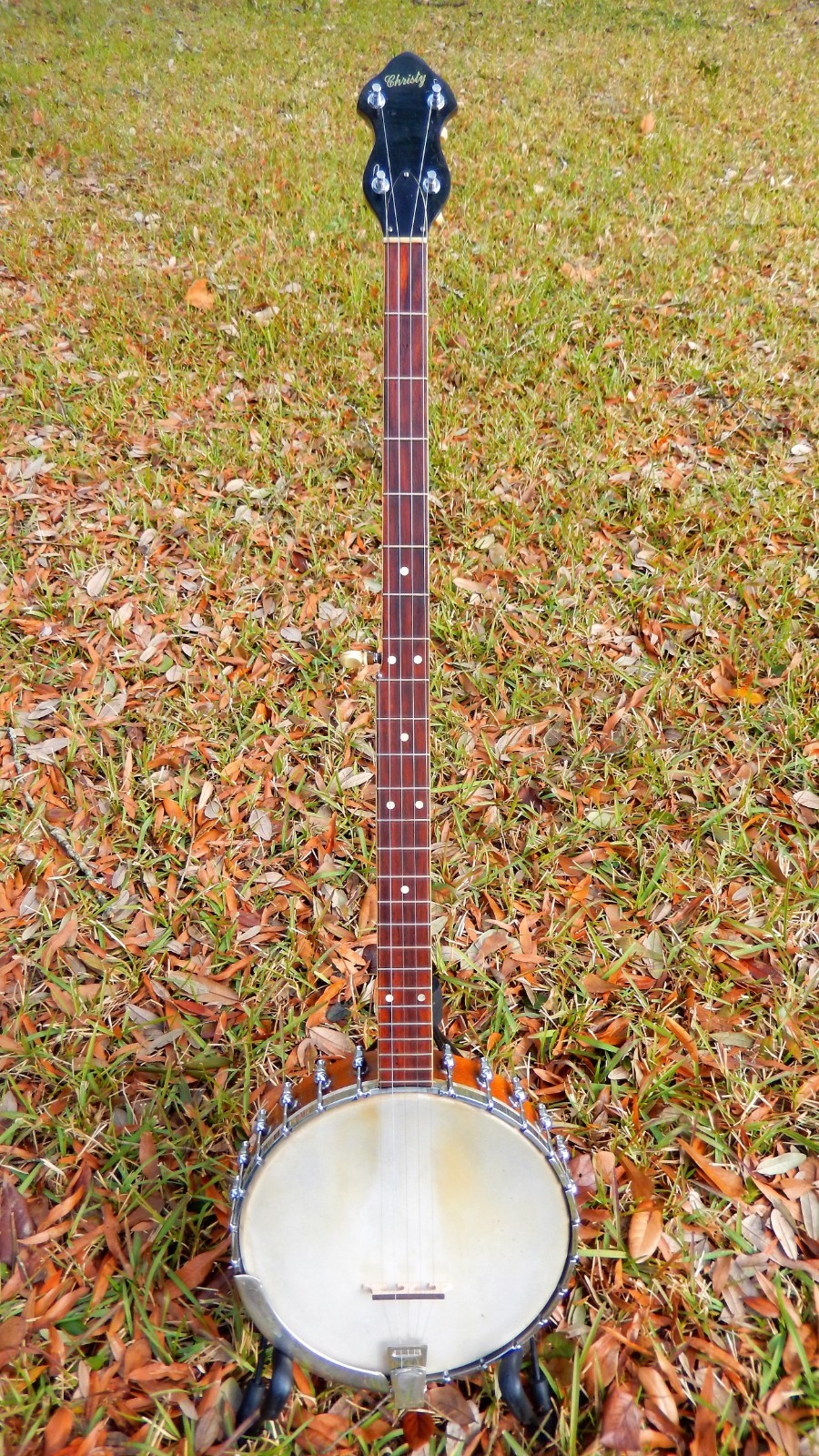 Vintage Christy Longneck 5-string Banjo with Case - VEGA Strings - Folk Style