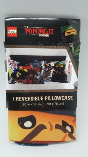 The Ninjago Lego Movie Standard Reversible Pillowcase Kids Bedding Loyd Kai