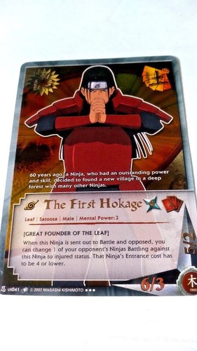 2002 Naruto Collectible Card Game:The First Hokage Great Founder of The Leaf