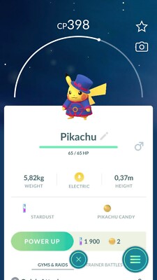 Pokemon (Non Shiny) Pikachu Costume World Championships 2022 Trade Go