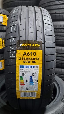 Treno completo 4 pneumatici estivi M+S 215/55/18 99W XL Aplus set gomme nuove