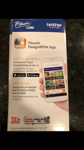 Brother P-Touch Cube Smartphone Label Maker~Bluetooth Wireless Technology