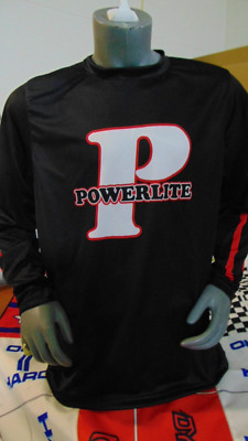 POWERLITE BLACK OLD SCHOOL BIKE JERSEY CLASSIC BMX JERSEY BIKE SHIRT BMX XXL COL