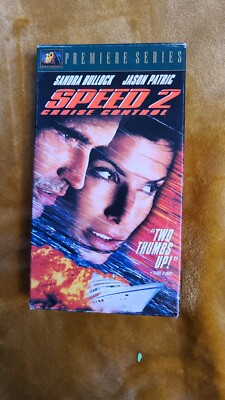 Speed 2: Cruise Control 1998 VHS Sandra Bullock