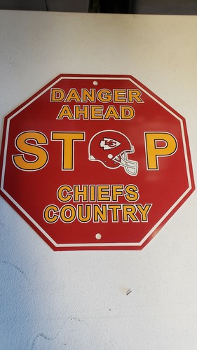 USA製 OLD WEST SIGNS サインボード THREE CHIEFS Kansas City Chiefs 12