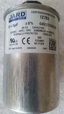 Mars 12783 Motor Dual Run Capacitor Round 35 + 5 uf MFD /370Volts, Best Quality 