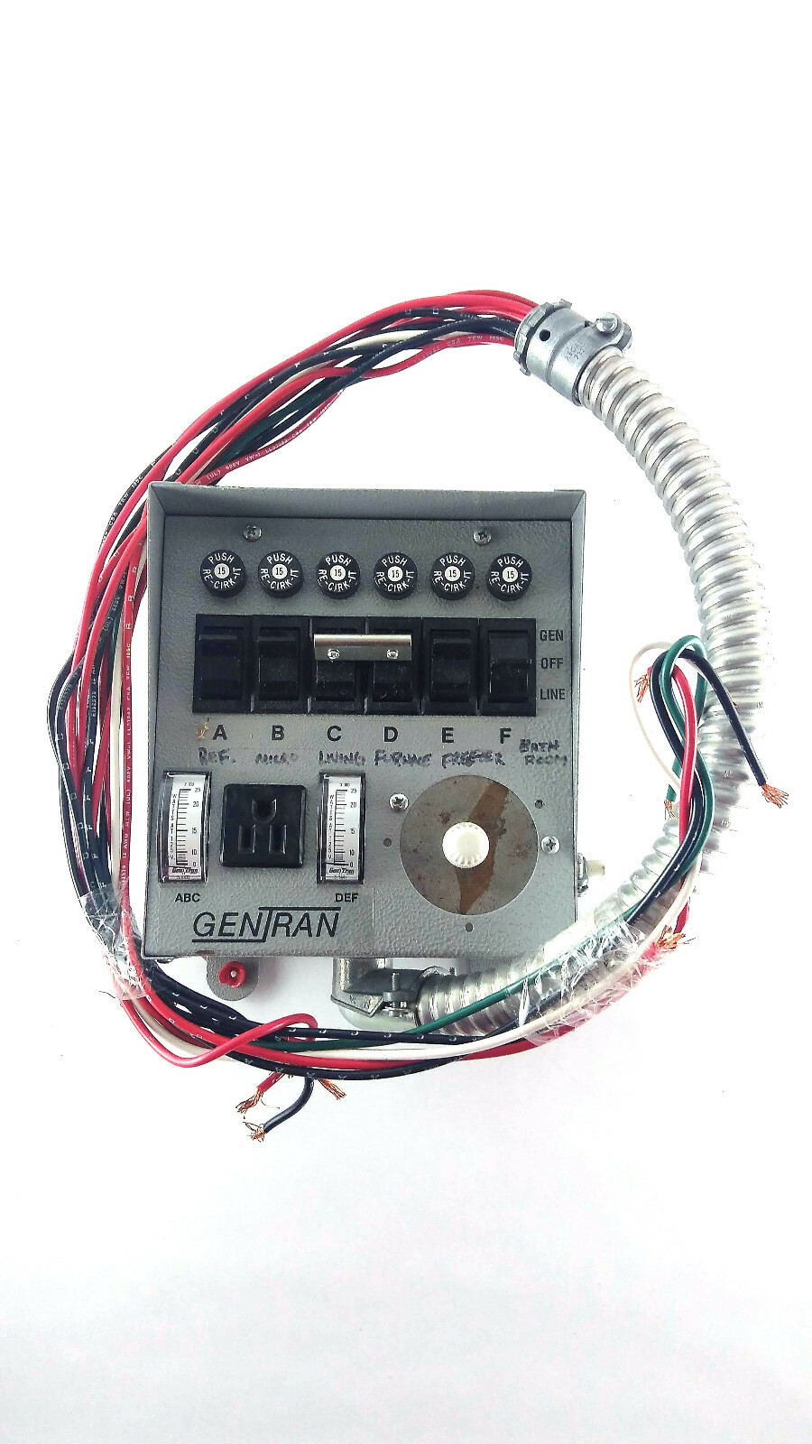 Manual Transfer Switch For Portable Generator