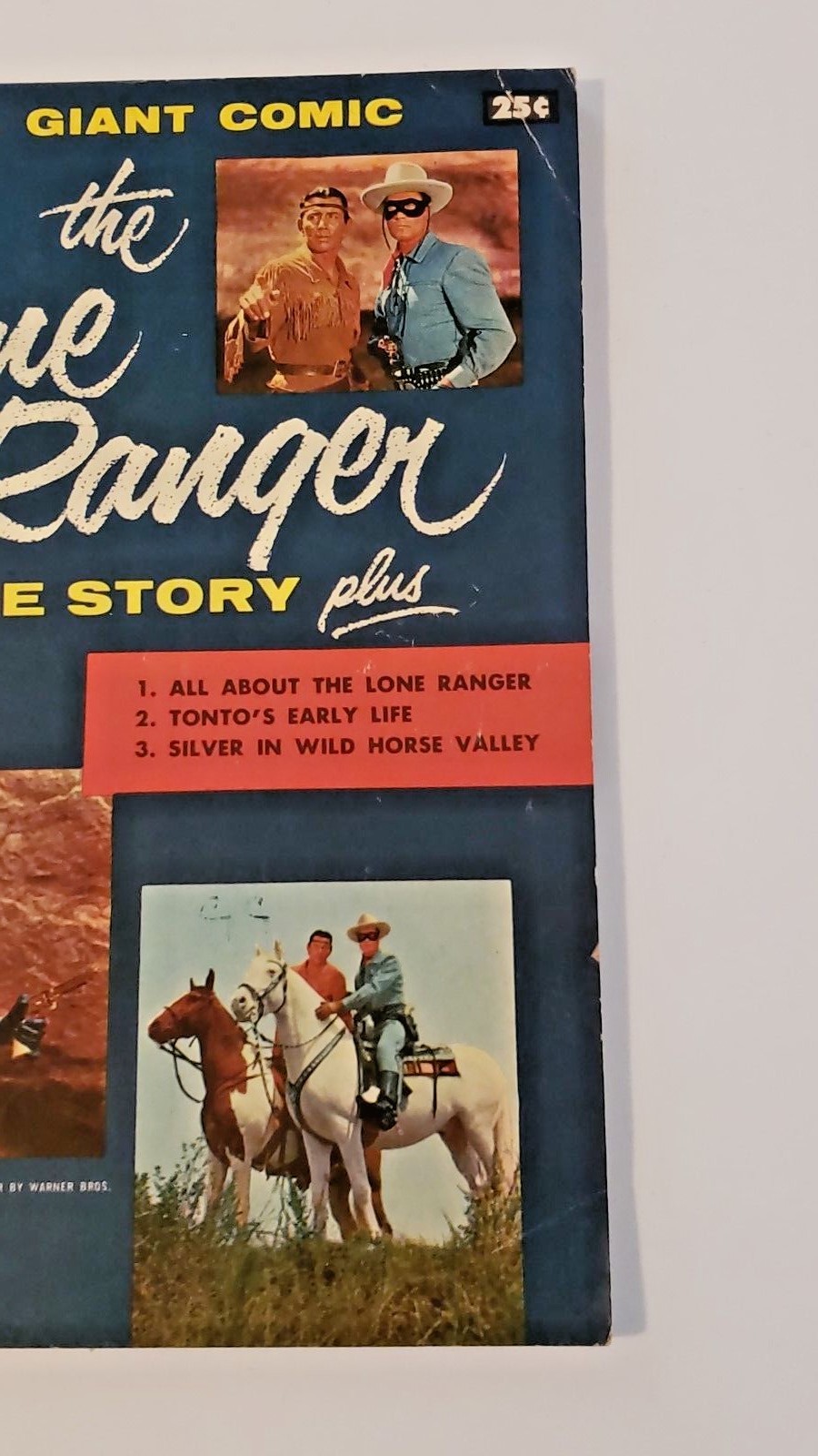 The Lone Ranger Movie Story A Dell Giant Comic 1956 Origin Story