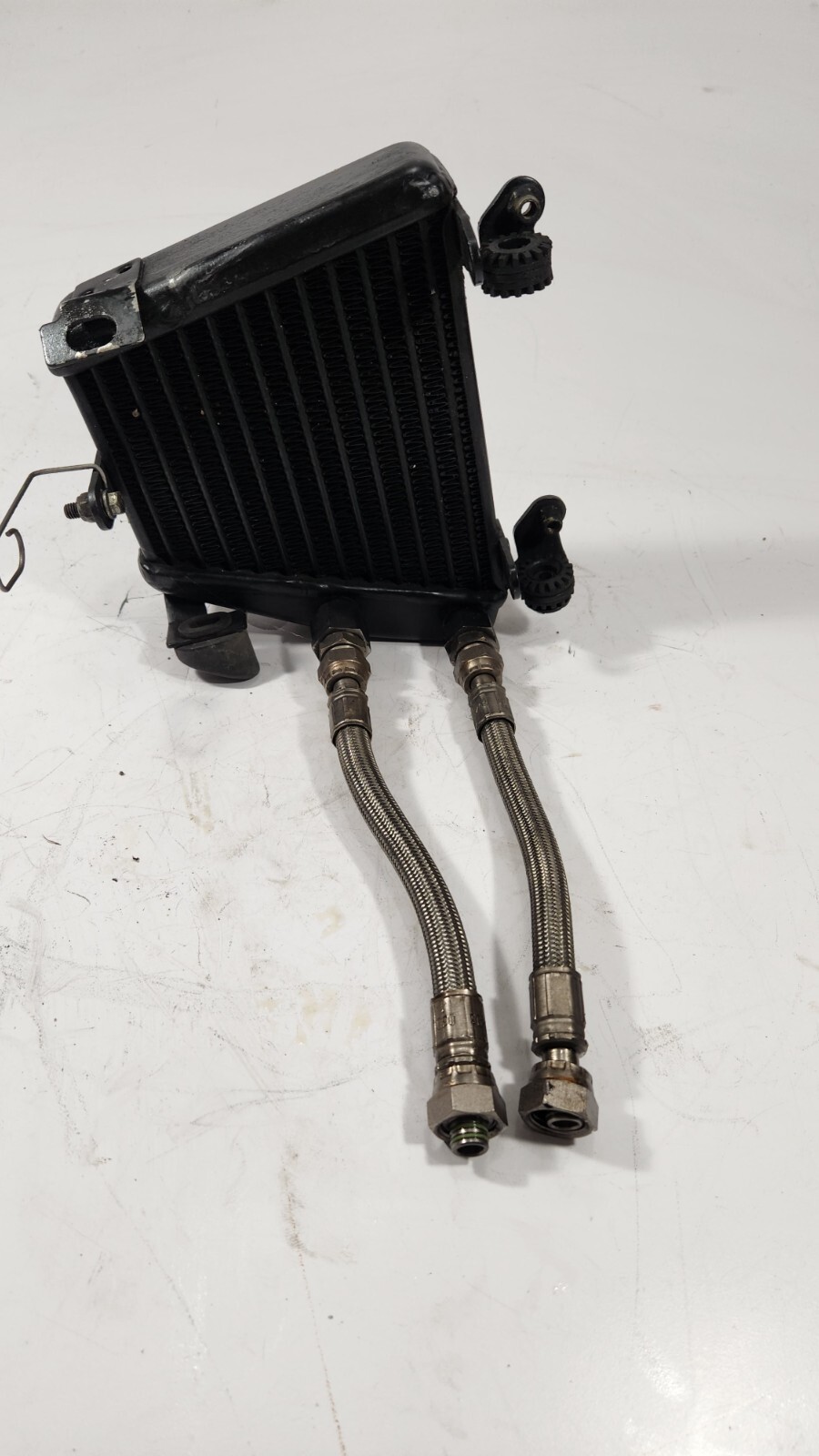 OEM Ducati 749 999 Engine Motor Oil Cooler Radiator CLEAN WITH LINES