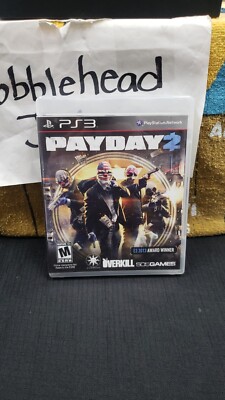 CIB PAYDAY 2 RACING PS3 SONY PLAYSTATION 3 VIDEO GAME PAY DAY