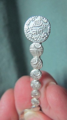 Middle East Design Silver  Small Spoon