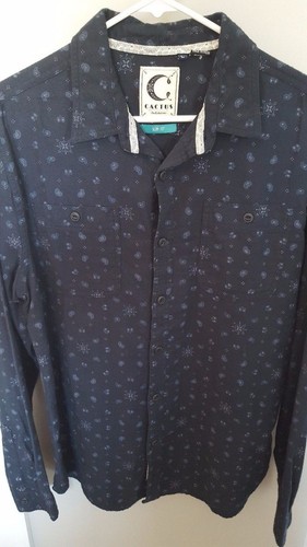 Travis Scott Cactus Jack Neon Sign Hawaiian Shirt Men's Size Large