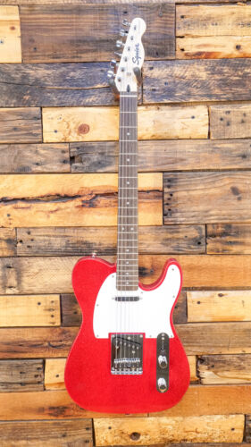 Squier Limited-Edition Bullet Telecaster Electric Guitar Red Sparkle BLEMISH