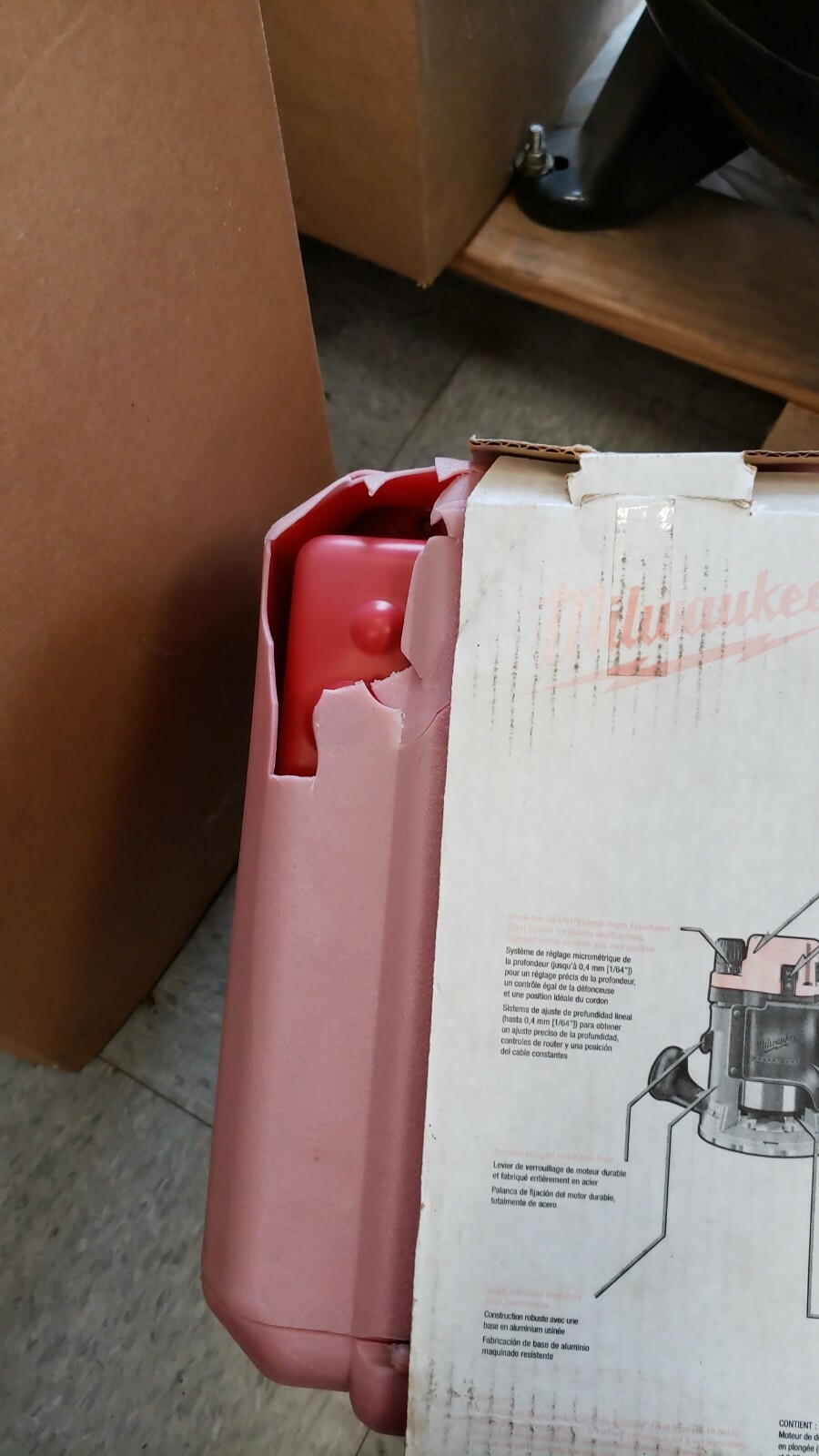 Milwaukee Router Combo Kit,1-3/4 HP MILWAUKEE 5615-24 NEW