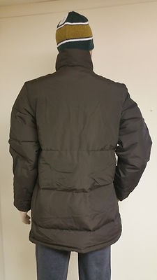 Pre-owned Woolrich Authentic  Men's Dark Wood Langhorne Parka Jacket 550 Fill Down 16106