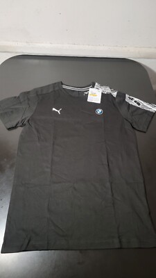 Puma BMW Motorsports MMS T7 Black T-Shirt Size Small 531183-01