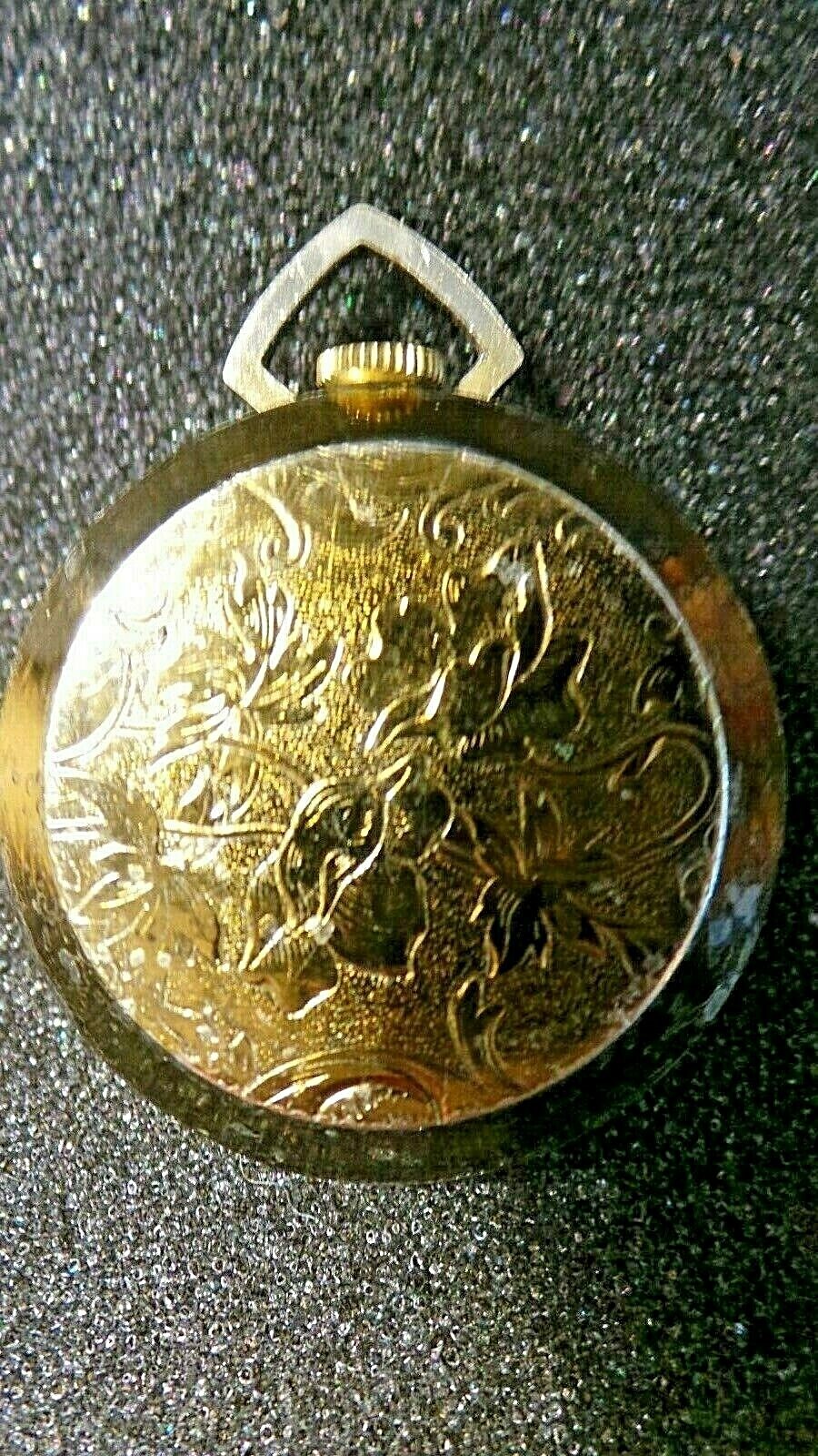 SWISS MADE LUCERNE PENDANT WATCH GOLD TONE