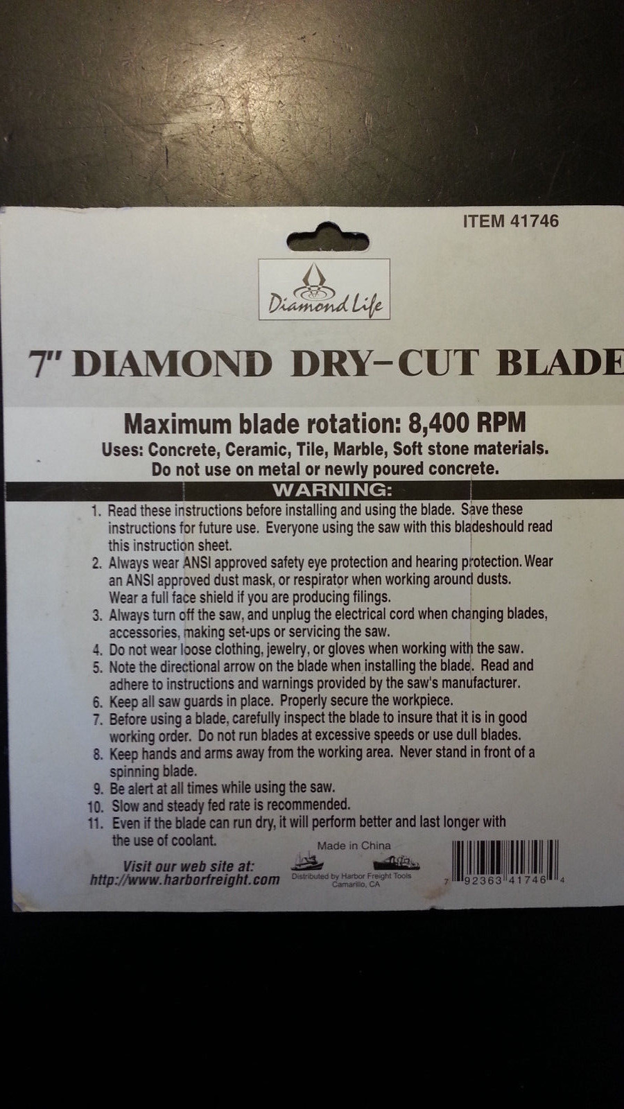 TWO 2 - DIAMOND DRY-CUT 7