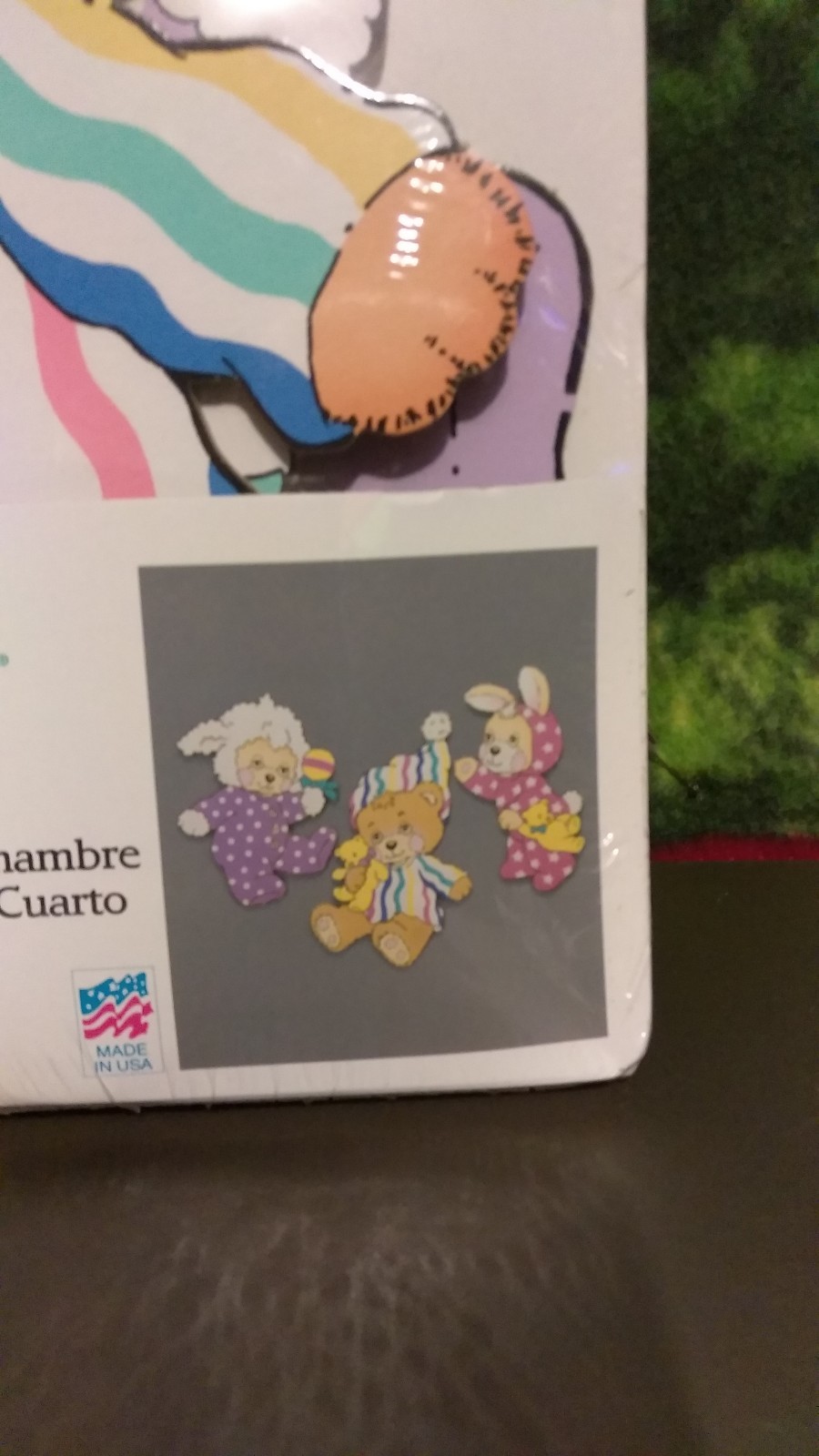 Teddy Beddy Bear and Friends Wall Decor Set-NIP