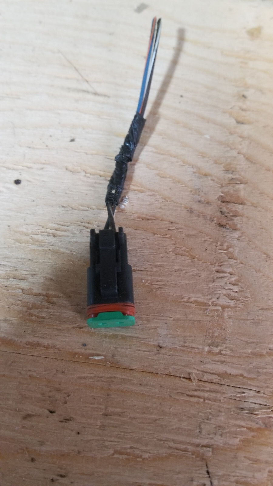 2 WIRE 2 PIN 6.7L CUMMINS ENGINE HARNESS PIGTAIL  - Picture 1 of 3