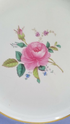 Spode Copelands China Maritime Rose Blue Dinner Plate 10.75