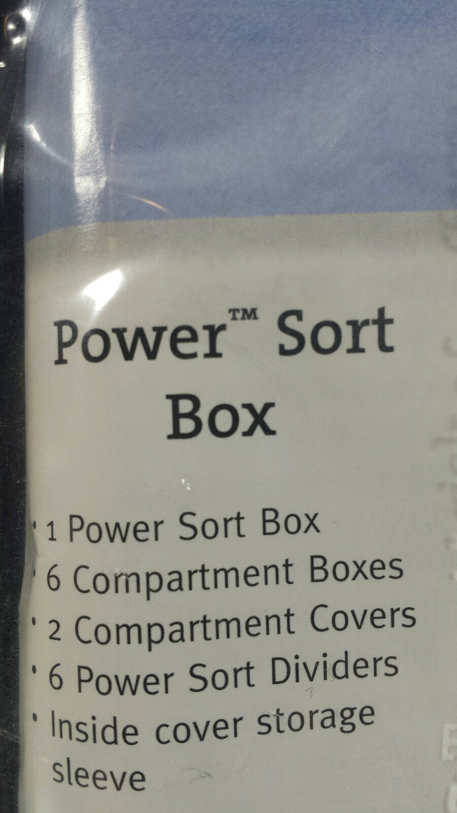 Creative Memories Power Sort Box Holds 1200 Photos Swirl Organizer Covered New