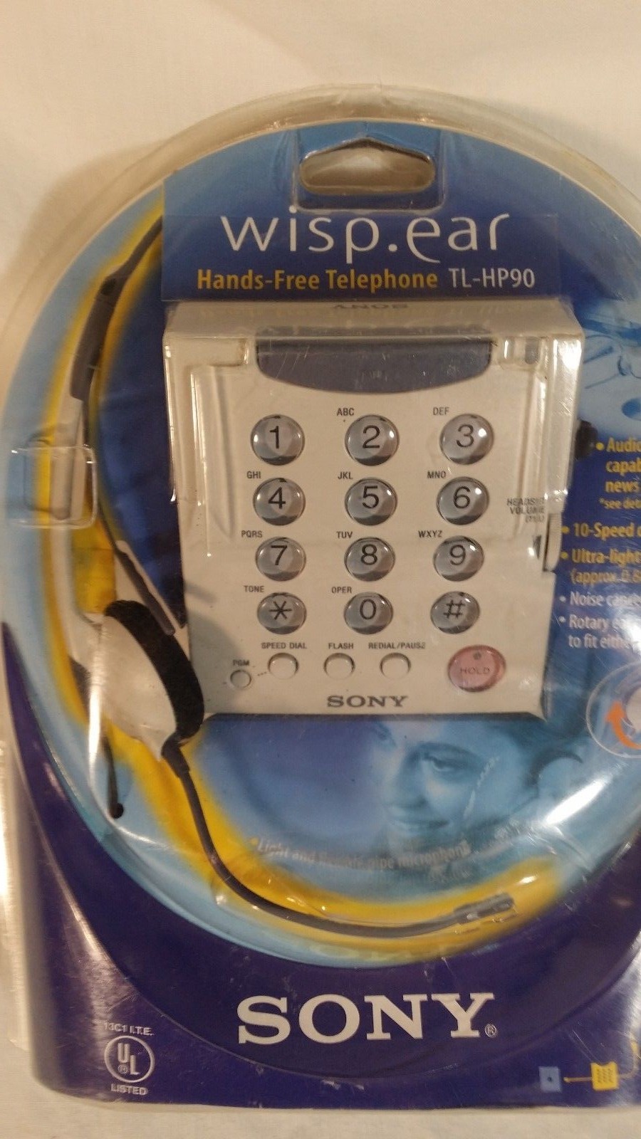 Sony TL-HP90 WISP EAR Hands-Free Wired Telephone W/ Noise Canceling Mic Wispear