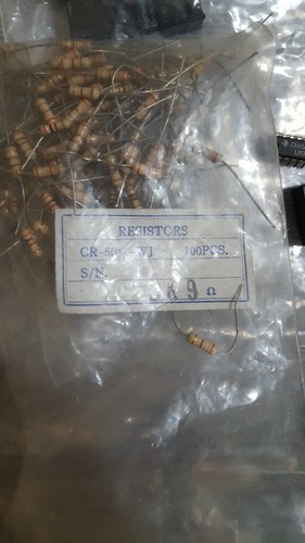 Electronic Component Parts Grab Bag Resistors bag 2 bags relays misc