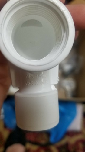 Dimension One Sensor Tee 01510-348 3/4