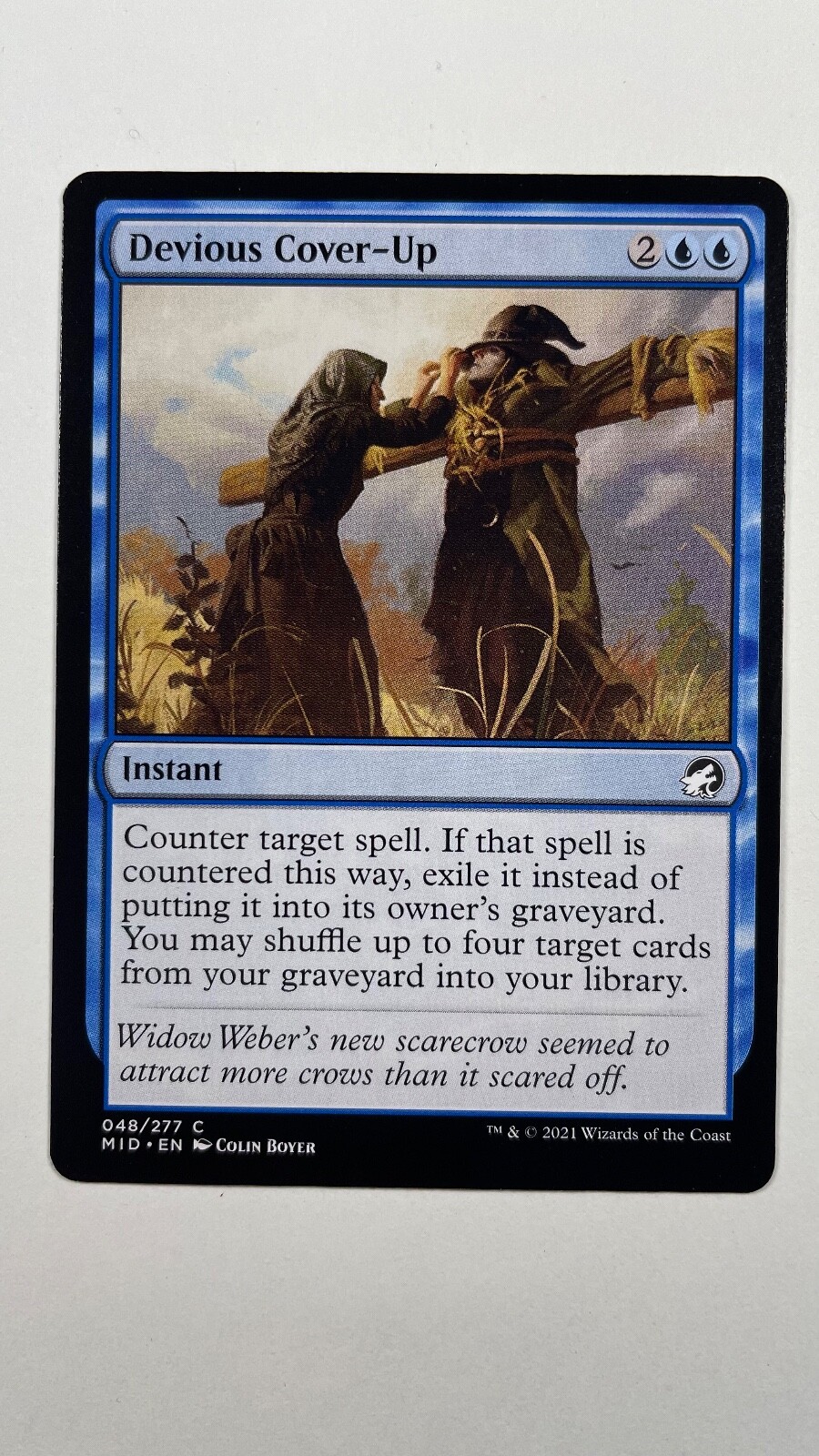 MTG Innistrad Midnight Devious Cover-Up 048/277 Magic the