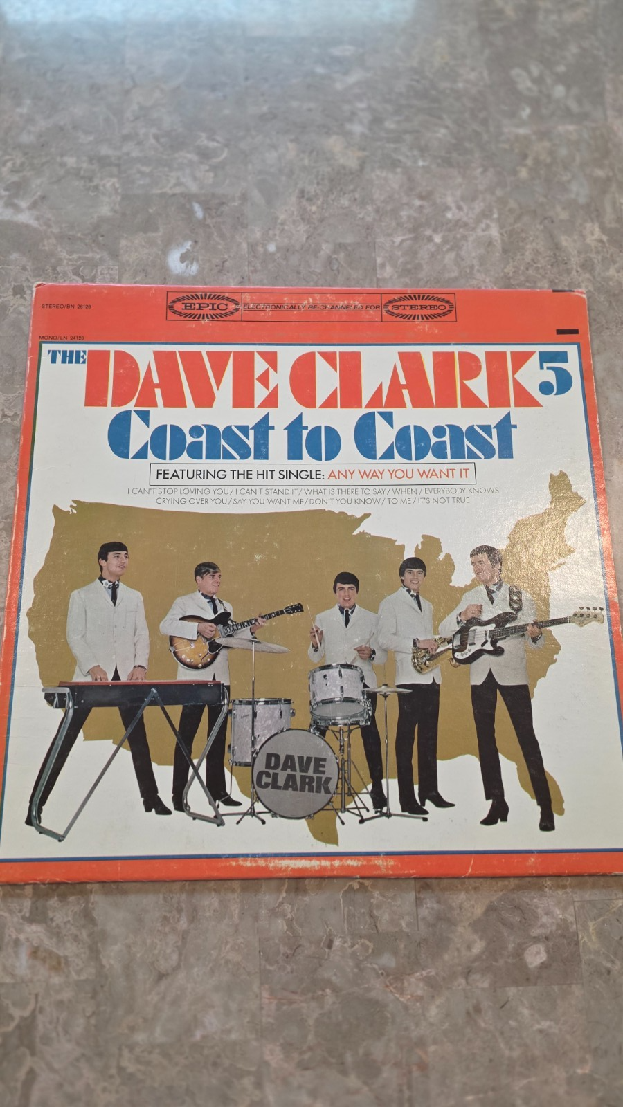 The Dave Clark 5	Coast to Coast 1964 Epic BN 26128 Stereo	Vinyl LP	FREE SHIPPING