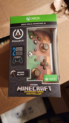 NEW MINECRAFT enhanced wired controller for XBOX ONE & Windows 10 PowerA Power A