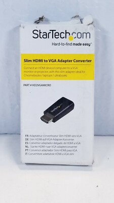 Startech.com Compact HDMI to VGA Adapter Converter - HD2VGAMICRO