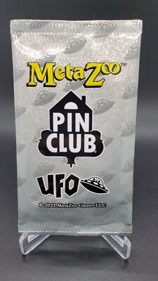 MetaZoo 2022 UFO Pin Club Promo Sealed Booster Pack 1x