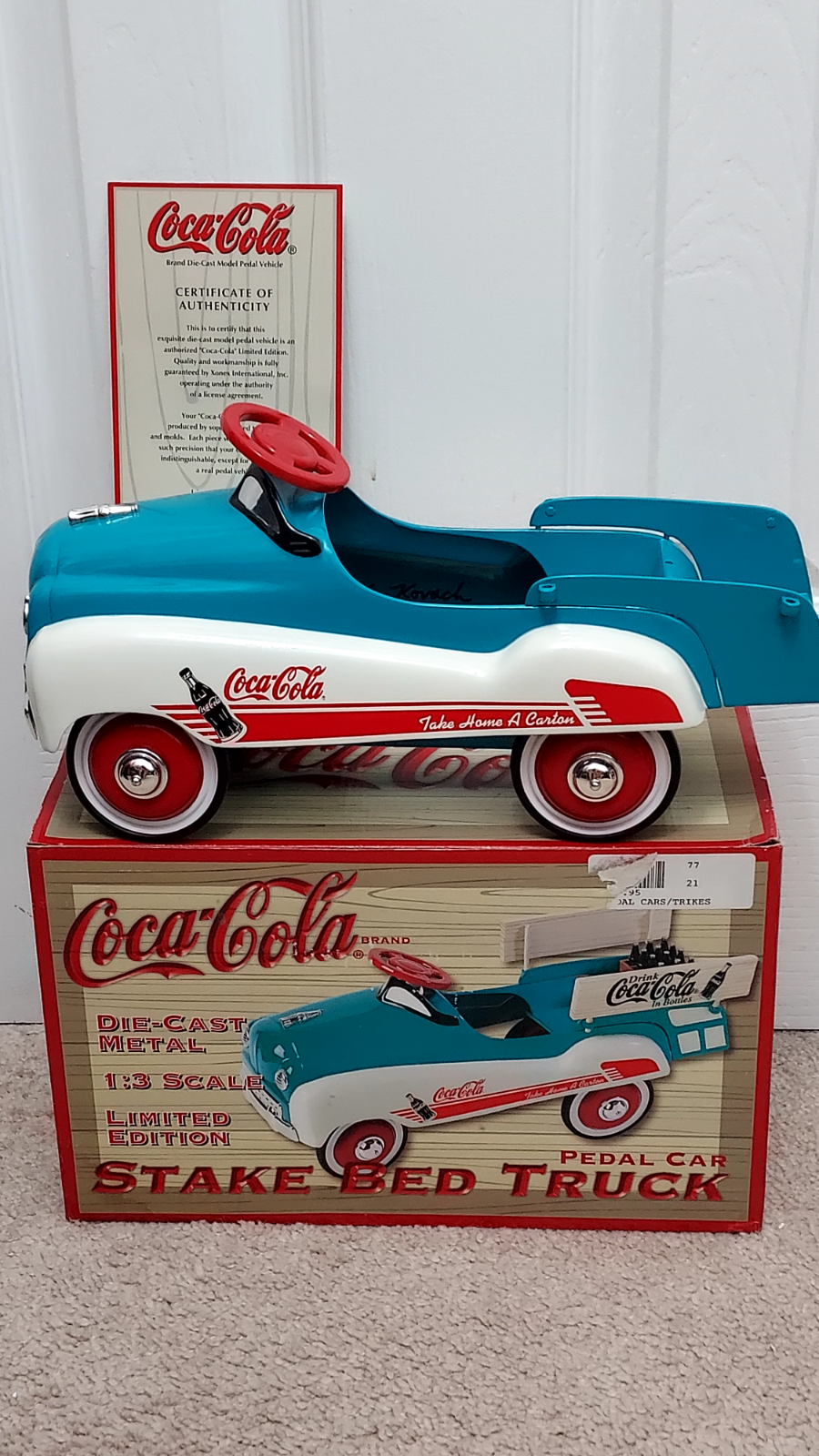 Ford Mustang Pedal Car Coca-Cola　希少　美品 Ford Mustang Pedal Car Coca-Cola 希少 美品 Sonic Drive-In