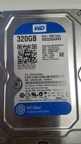 Lot of 4  mixed brands 320GB 3.5